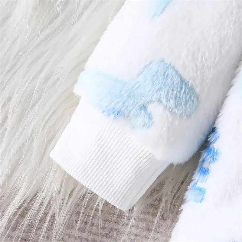 Baby Dinosaur Fleece Romper