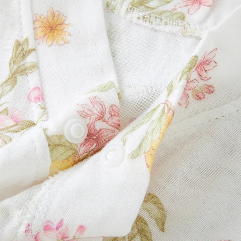 Baby Double Layer Muslin Kimono Onesie