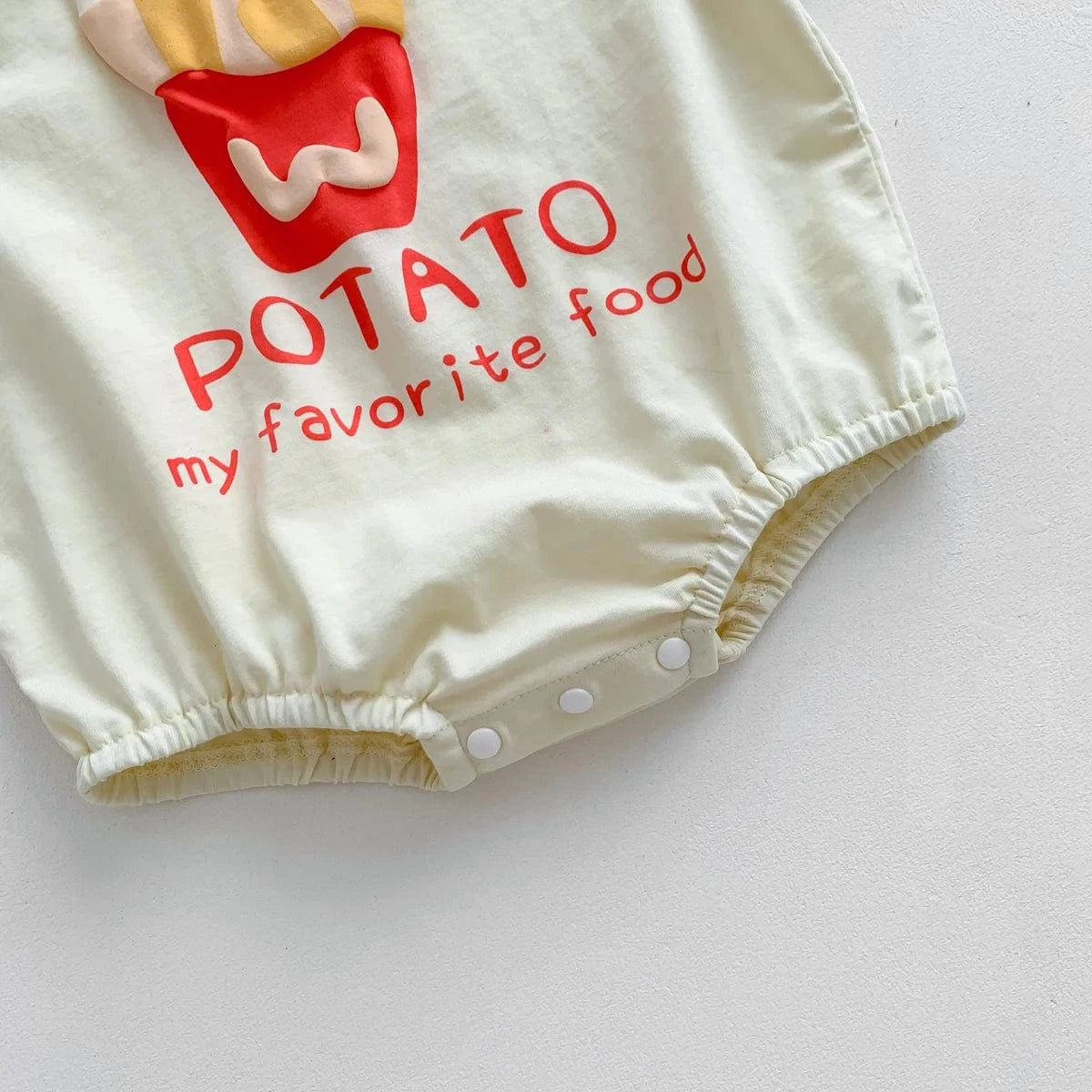 Boy's Clothing Baby French Fries Romper