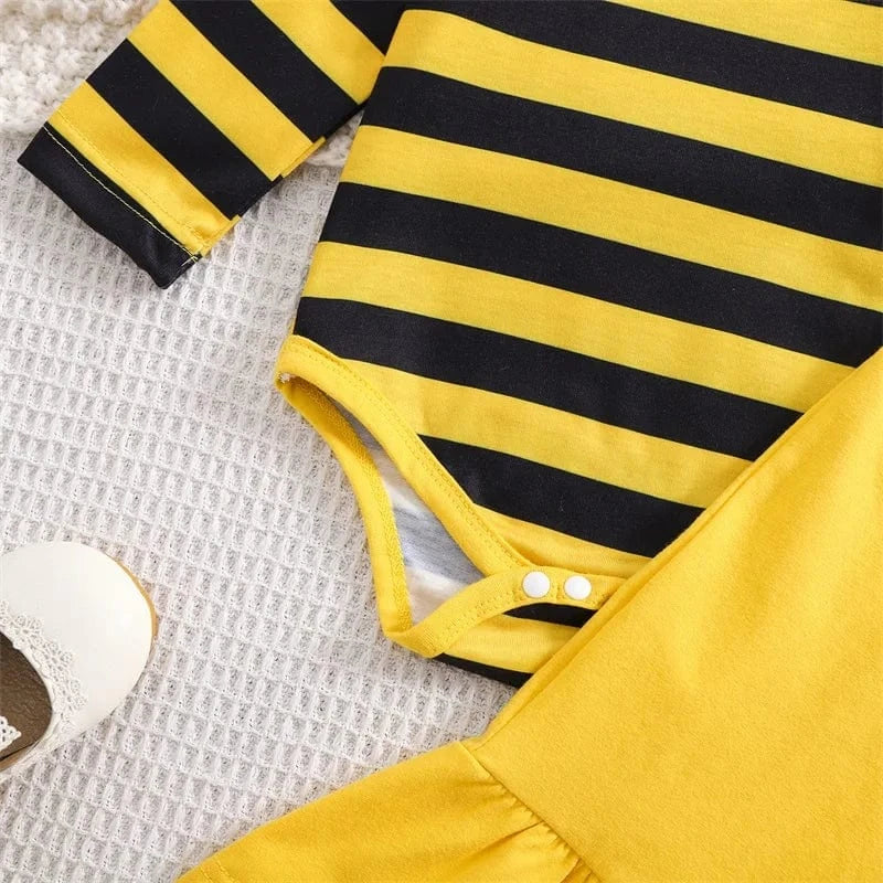 Baby Girl Bee Costume Set