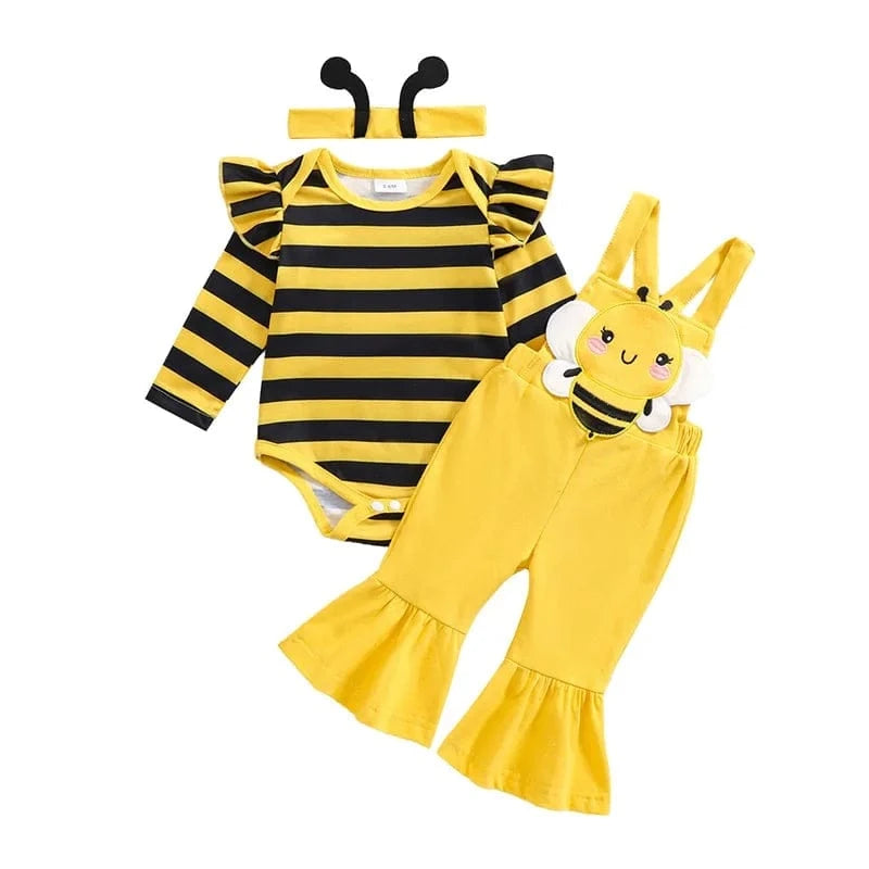 Baby Girl Bee Costume Set