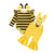 Baby Girl Bee Costume Set