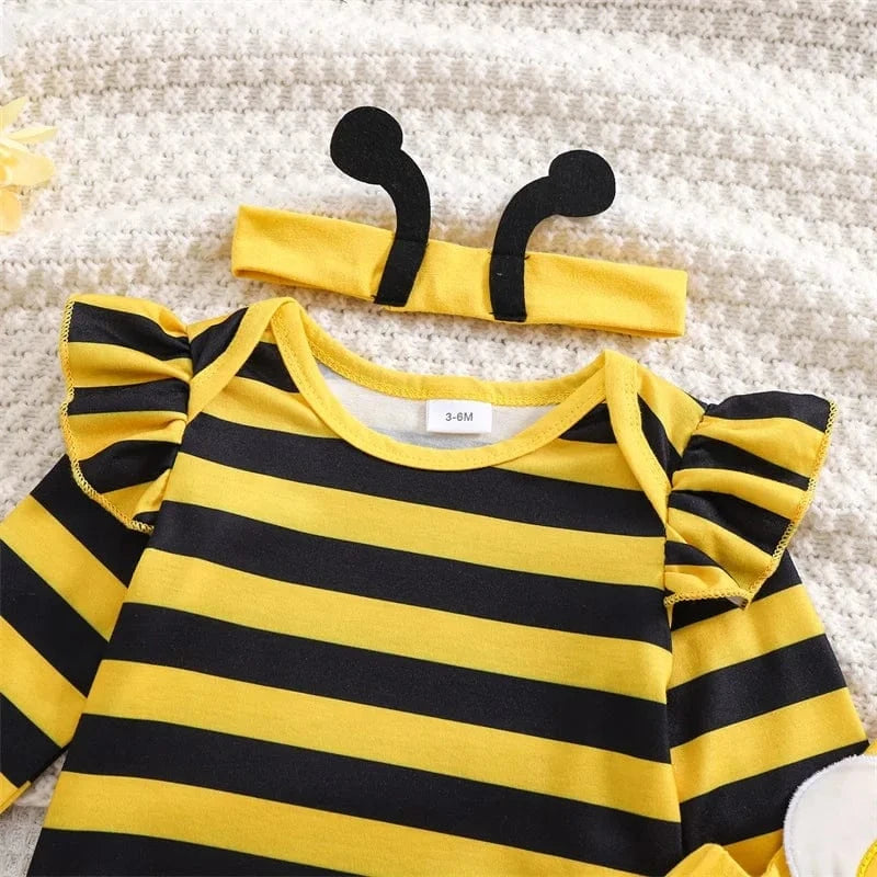 Baby Girl Bee Costume Set