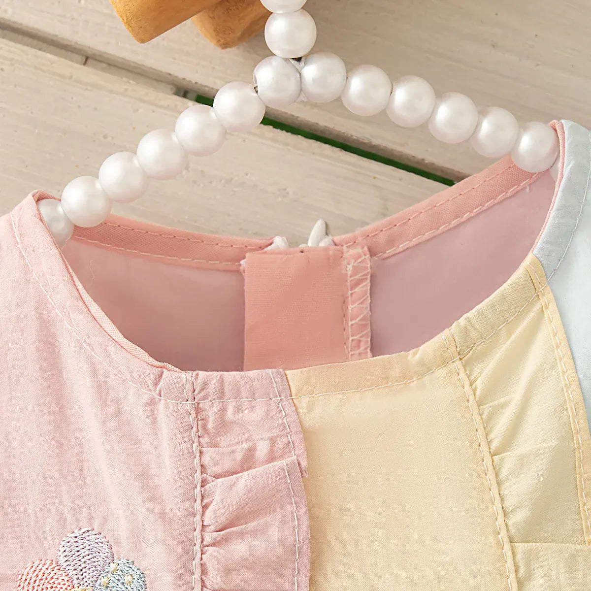 Baby Girl Candy Color-Block Tulle Party Dress