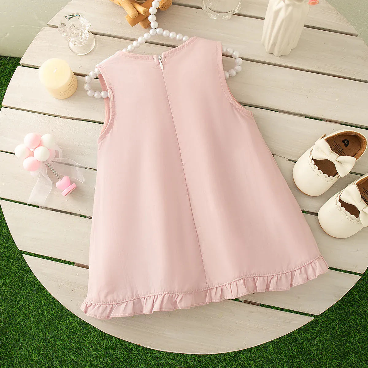 Baby Girl Candy Color-Block Tulle Party Dress