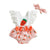 Orange / 0-3M Baby Girl Easter Romper