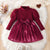 Girl's Clothing Baby Girl High Neck Bow Dress