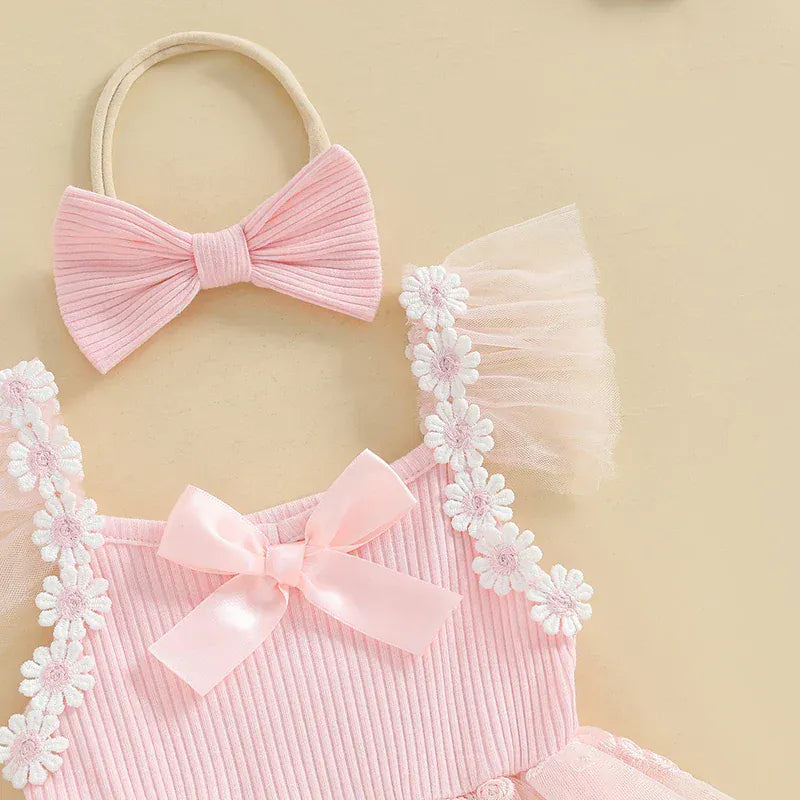 Baby Girl Mesh Romper Dress