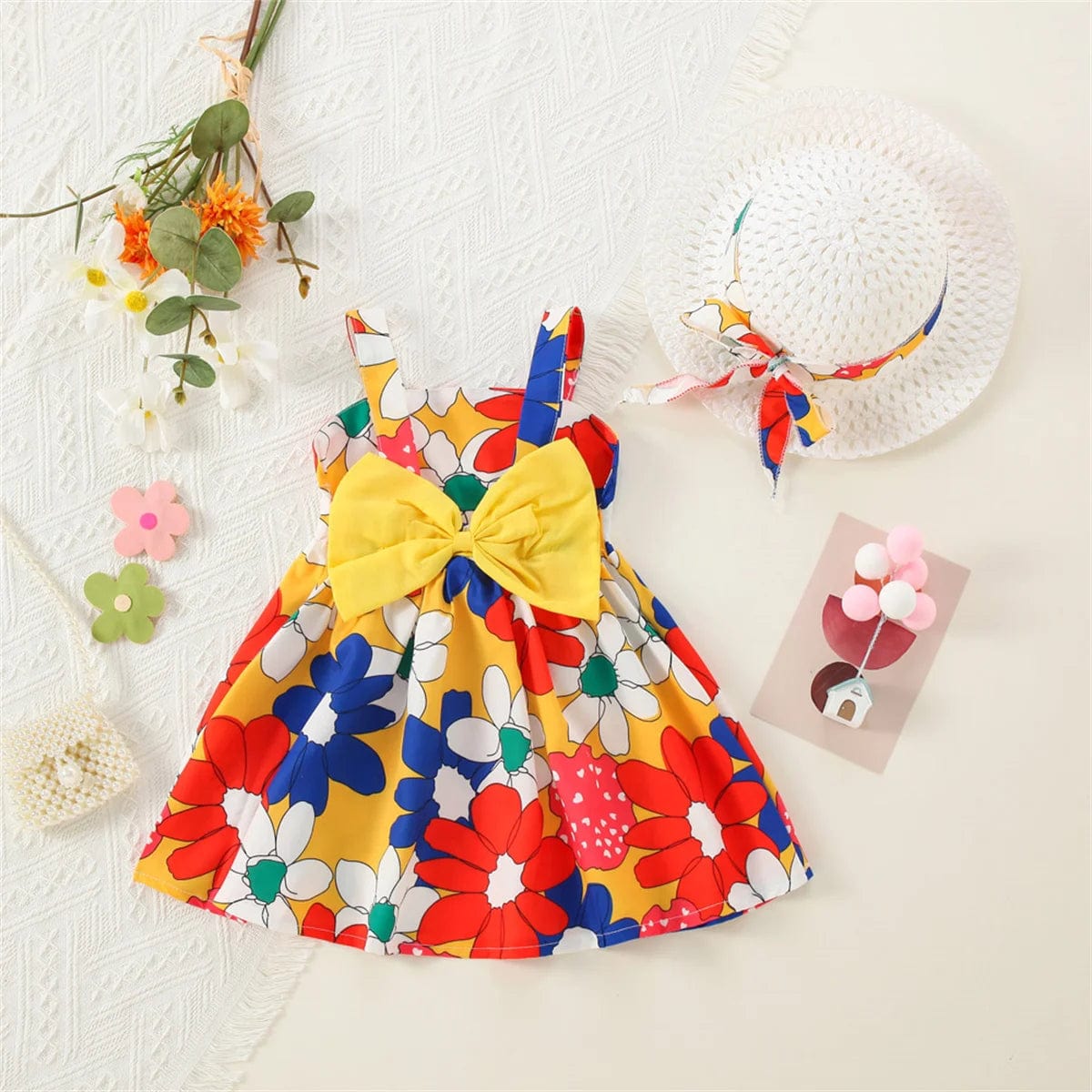 Yellow / 3-6M Baby Girl'S Dress