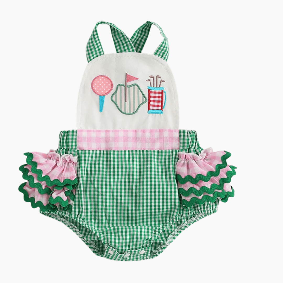 Baby Girl Summer Golf Romper