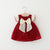 Red / 9-12M Baby Girl Summer Princess Dress