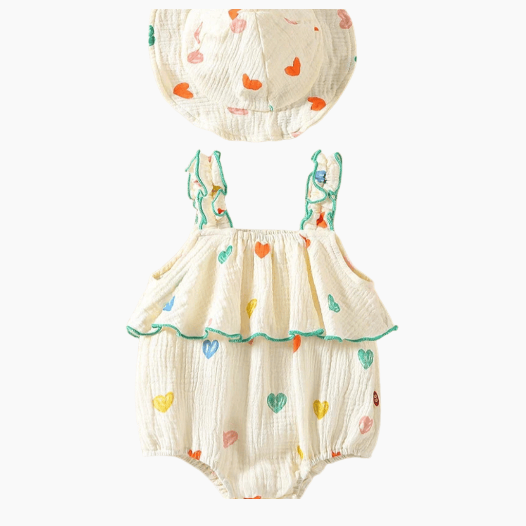 Baby Girl Summer Romper Set