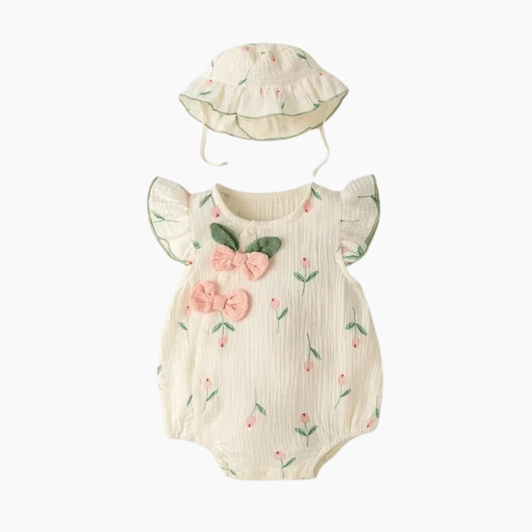 Baby Girl Tulip Romper Set