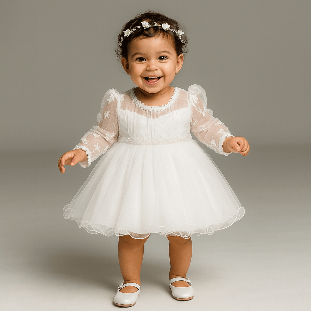 Baby Girl White Lace Dress