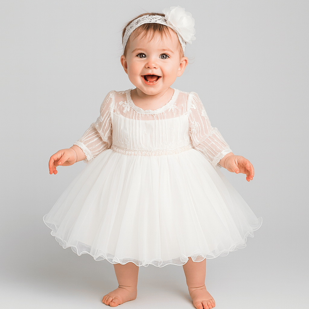 Baby Girl White Lace Dress