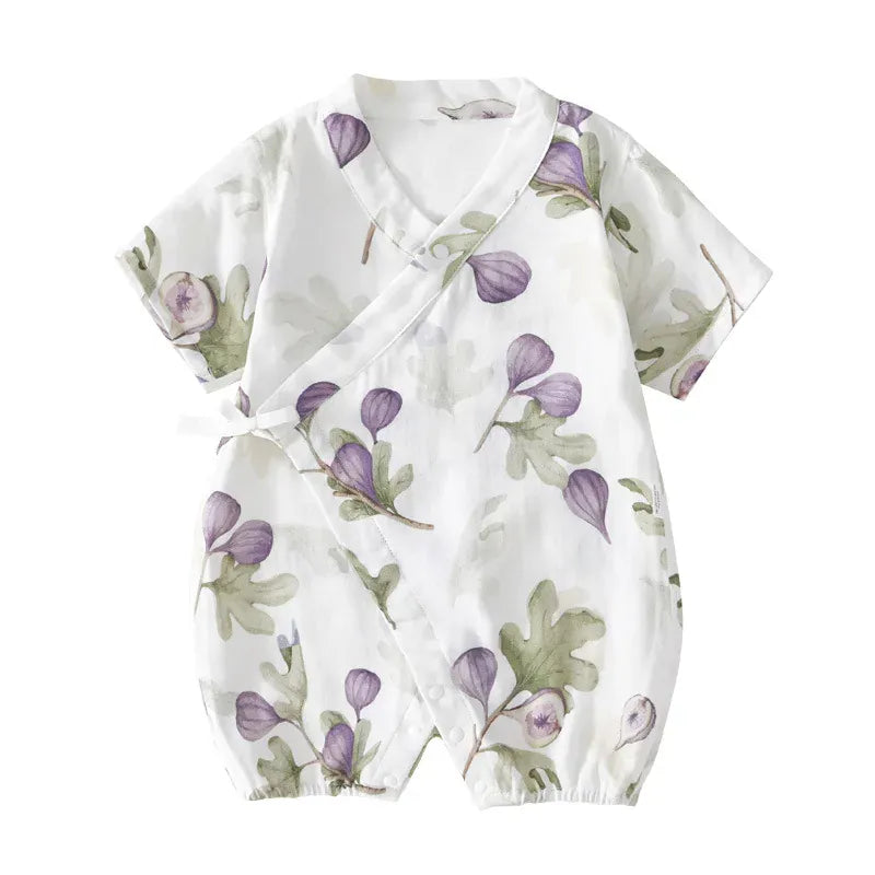 Baby Kimono Wrap Romper