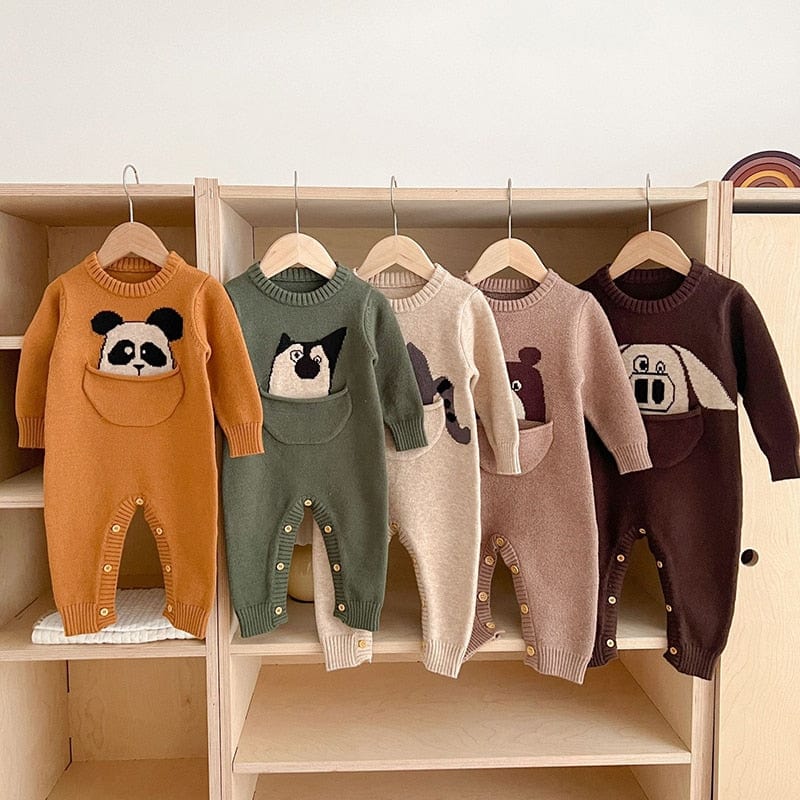 Baby Knitted Jumpsuit Cotton