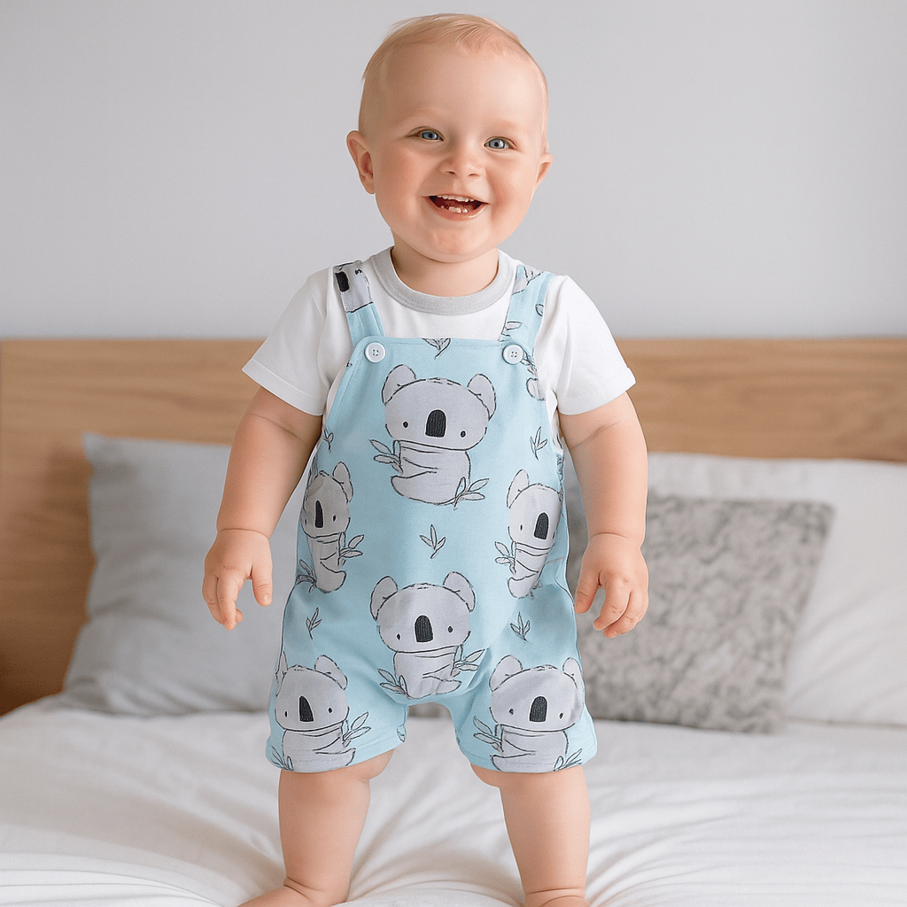 Baby Koala Print Romper