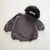 Dark Grey / 12-18M Baby Long Sleeve Sweatshirt Romper