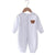 Blue / 0-3M Baby Romper Solid Color