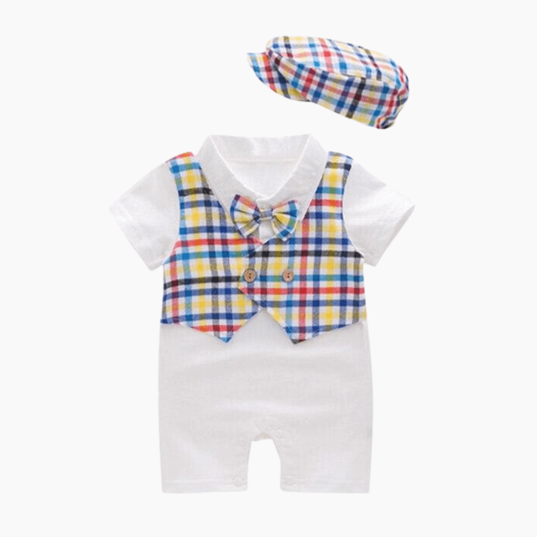 Boy's Clothing Baby Romper with Hat