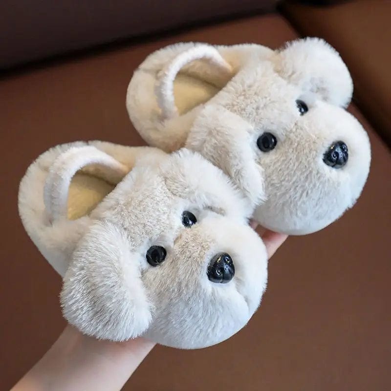 Beige / 14-15(insole 13.5cm) Baby Slippers