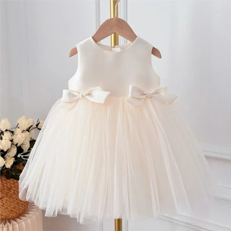 Baby & Toddler Silk and Tulle Princess Gown
