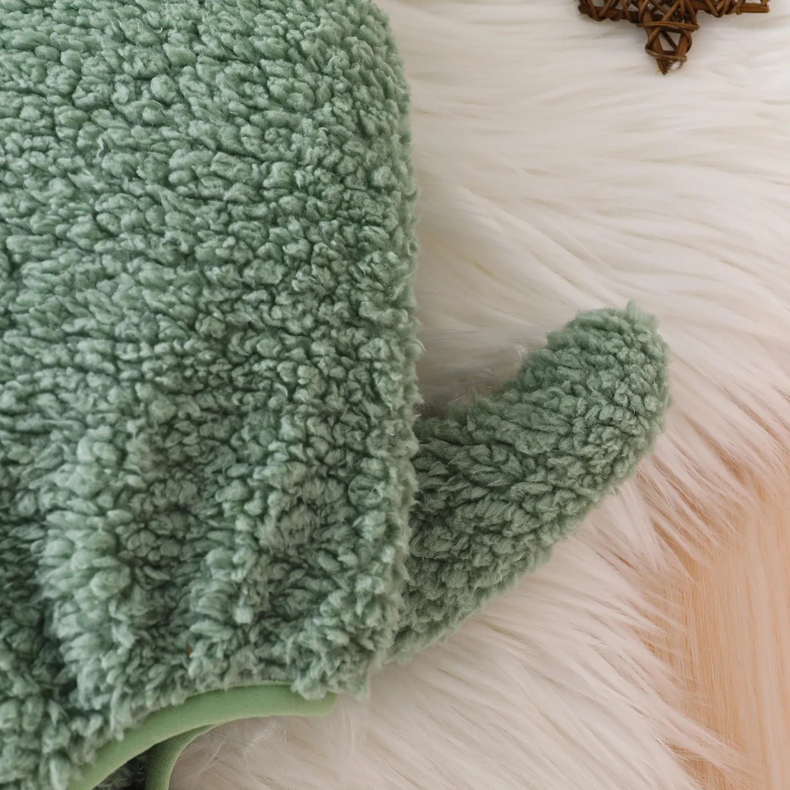 Baby Unisex Plush Dinosaur Hooded Halloween Costume Romper