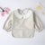 Off White / M Baby Waterproof Long Sleeve Bib