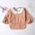 Orange / M Baby Waterproof Long Sleeve Bib