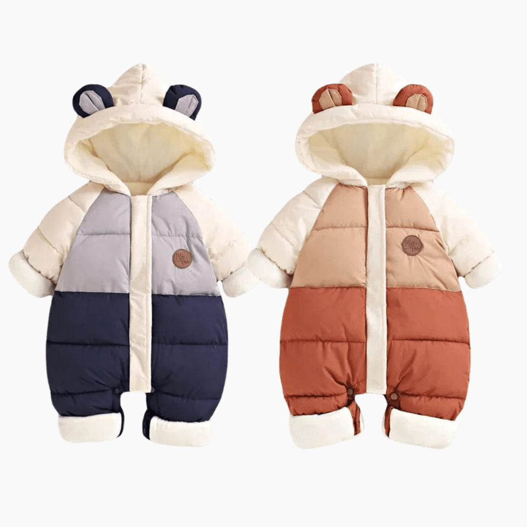 Baby Winter Hooded Romper