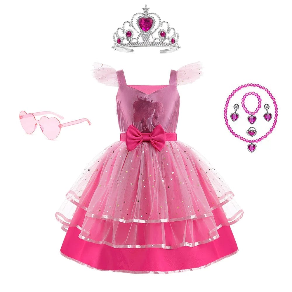 Barbie Inspired Princess Cosplay Dress Set