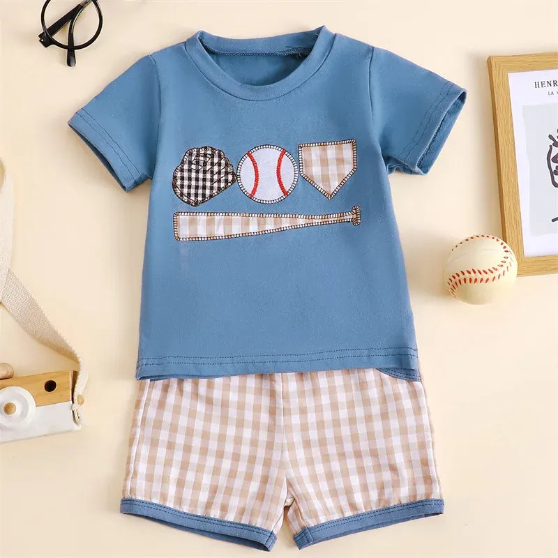 Baseball Themed Baby Outfit