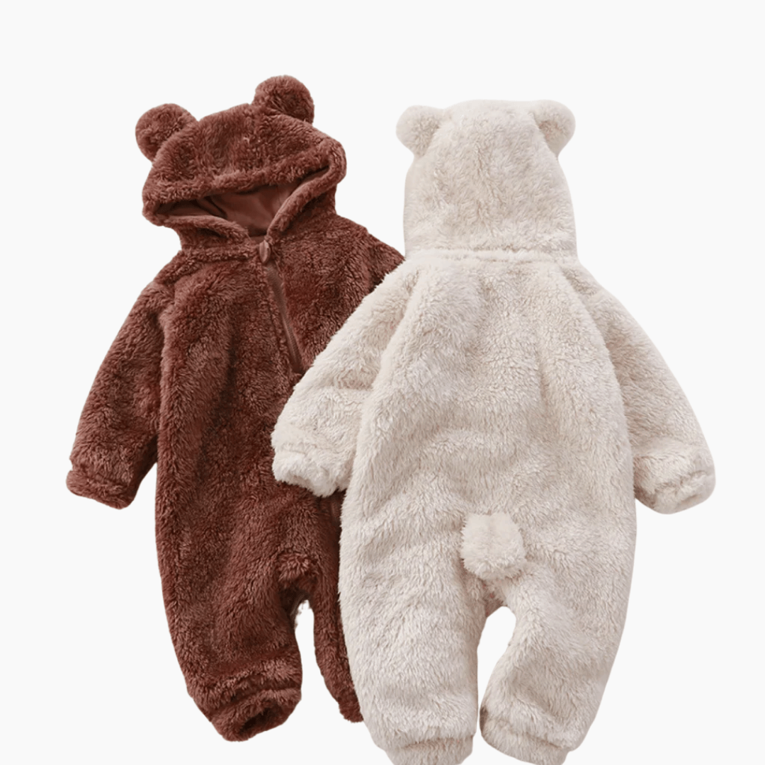 Bear Fleece Baby Romper