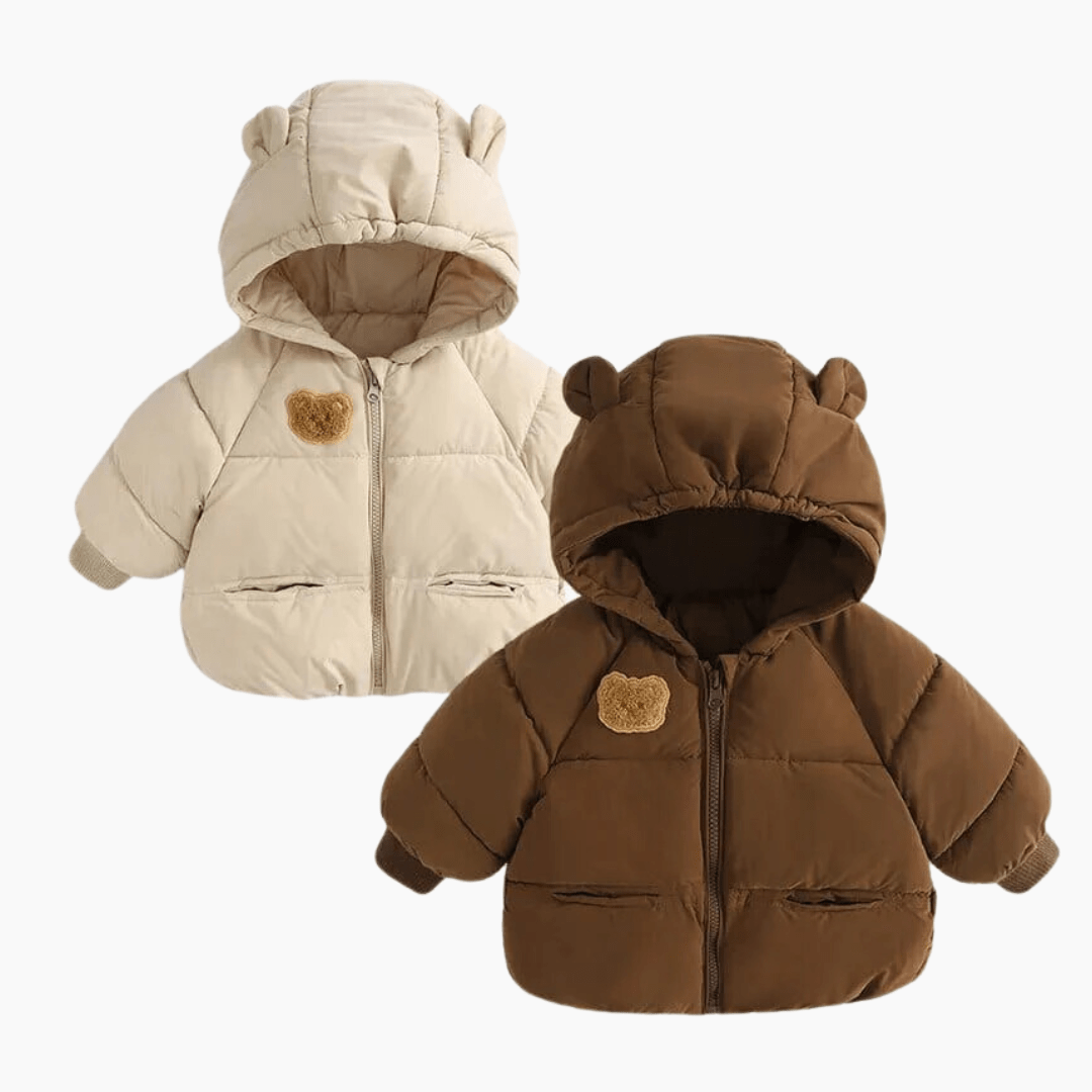 Bear Hooded Puffer Jacket