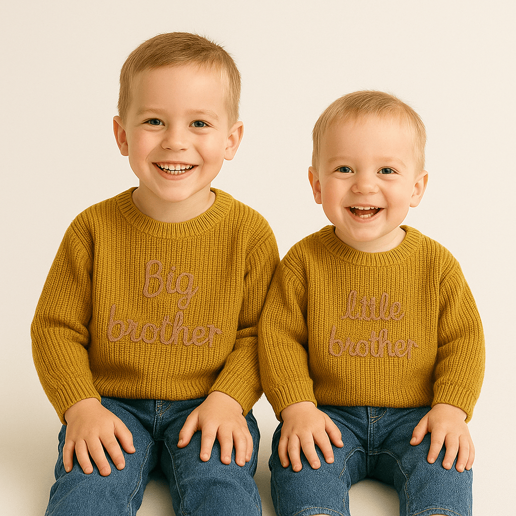 Big Brother Little Brother Matching Sweaters