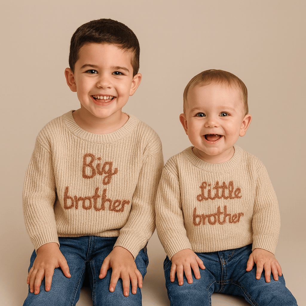 Big Brother Little Brother Matching Sweaters