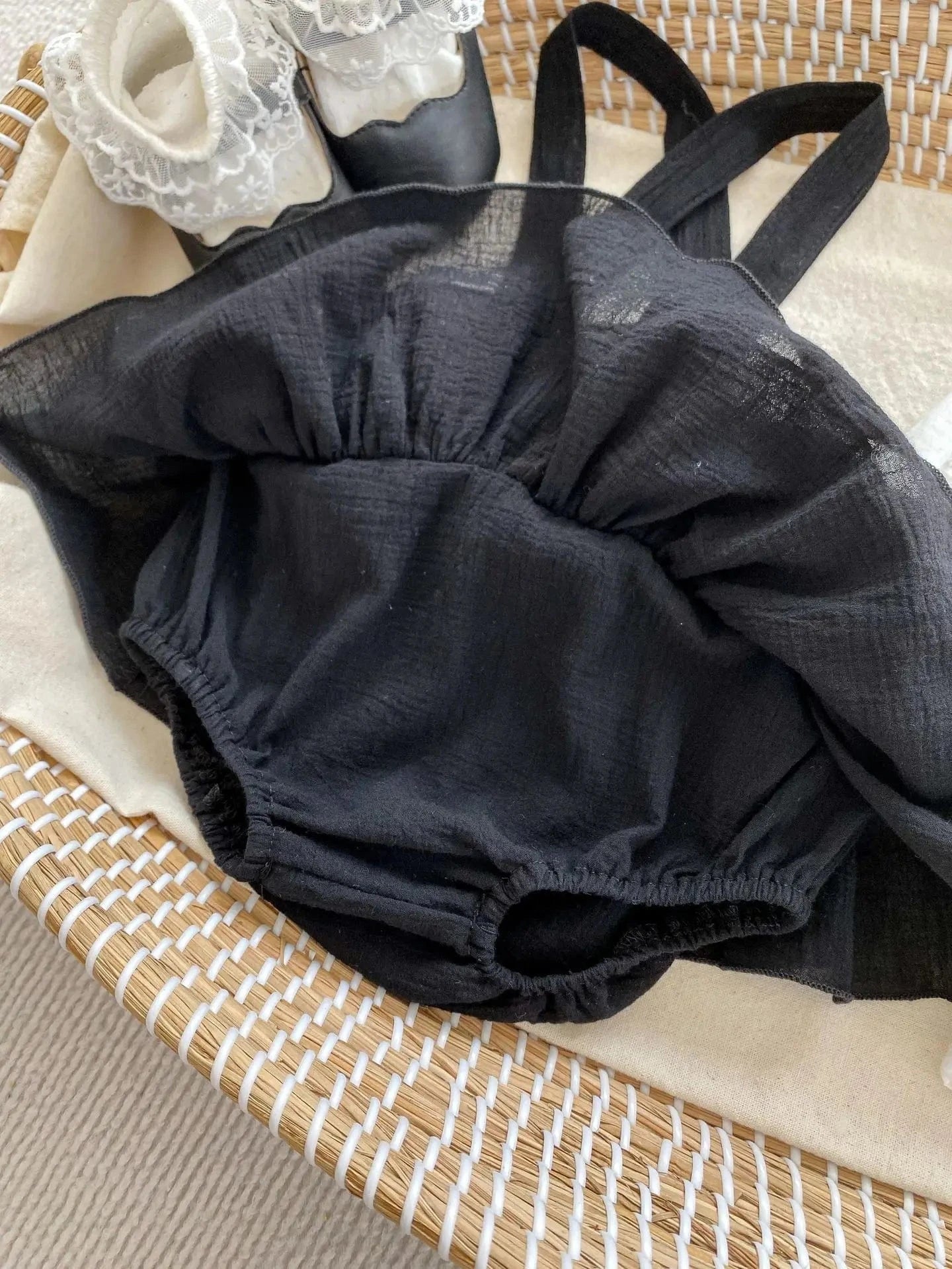 Big Collar Princess Blouse And Lace Bodysuit