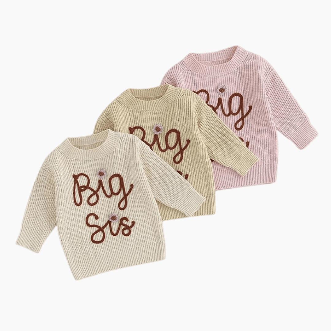 Big Sister and Little Sister Knit Sweater