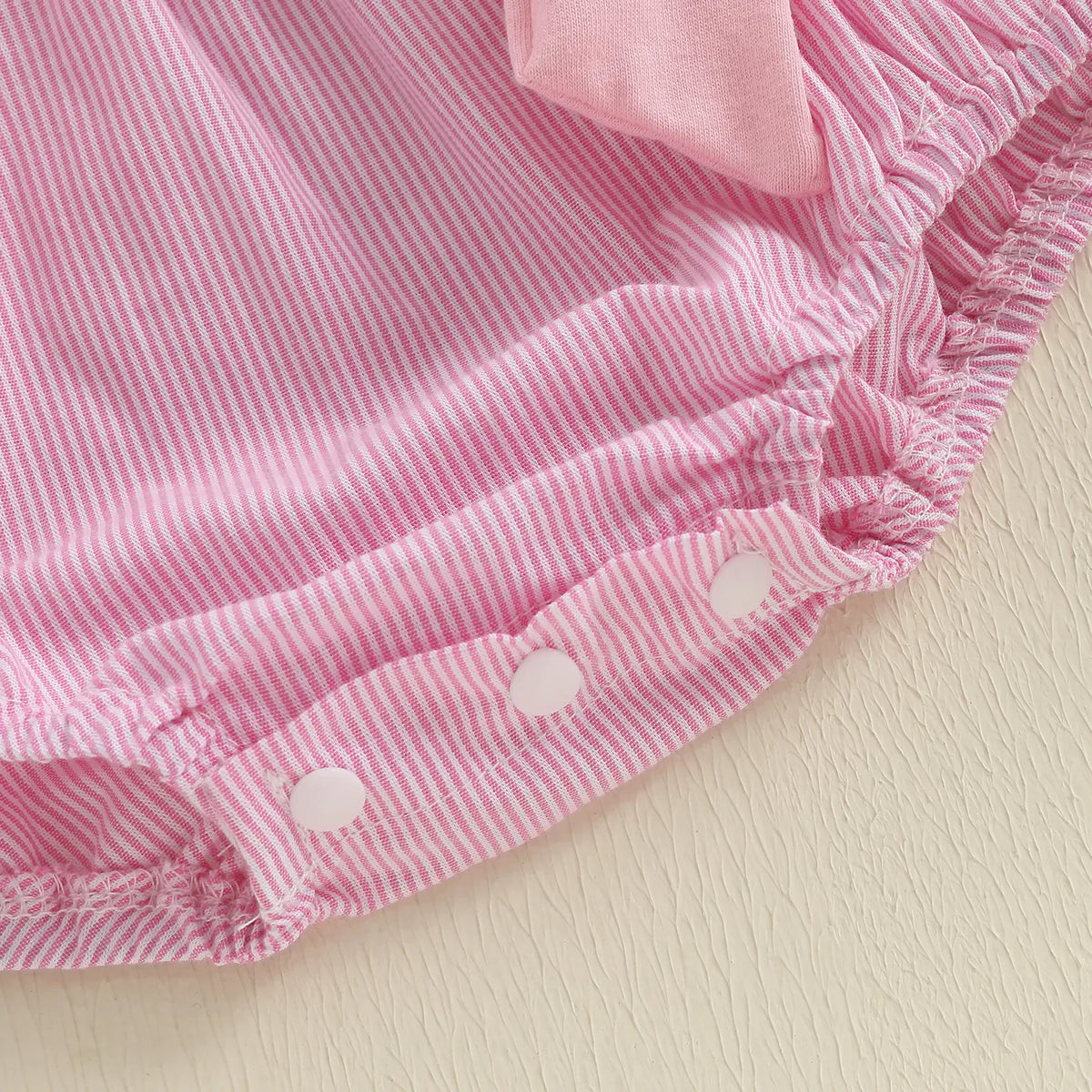 Birthday Girl Embroidered Fly Sleeve Romper