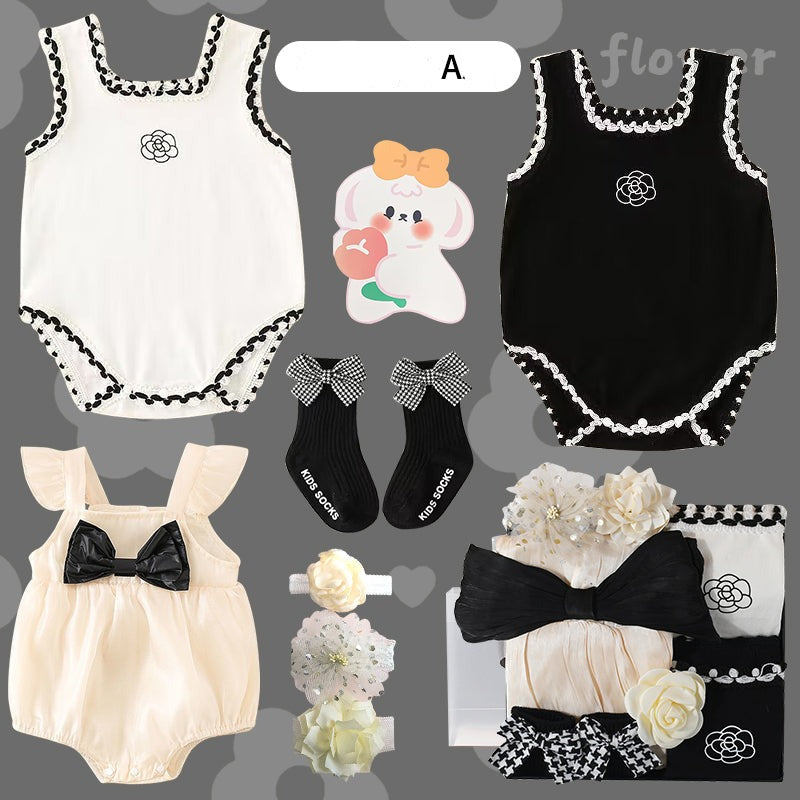 香香礼盒A款婴儿礼盒 / 59CM（0-3个月宝宝） Black and White Baby Gift Set