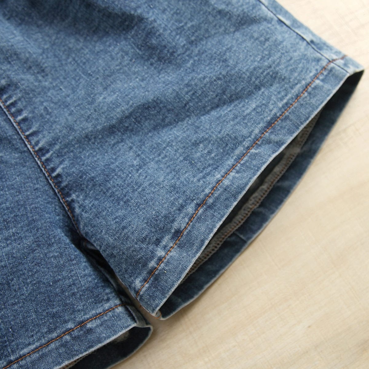 Bow Top With Ruffled Floral Denim