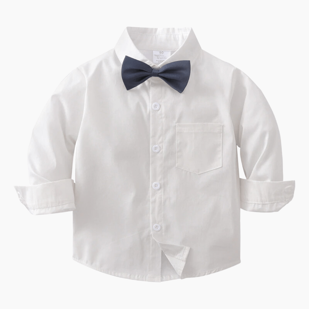 Bowtie Suspender Baby Boy Outfit, Navy / 1-2T Bowtie Suspender Baby Boy Outfit, Navy / 1-2T