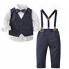 Boy&#39;s Clothing Bowtie Suspender Baby Boy Outfit