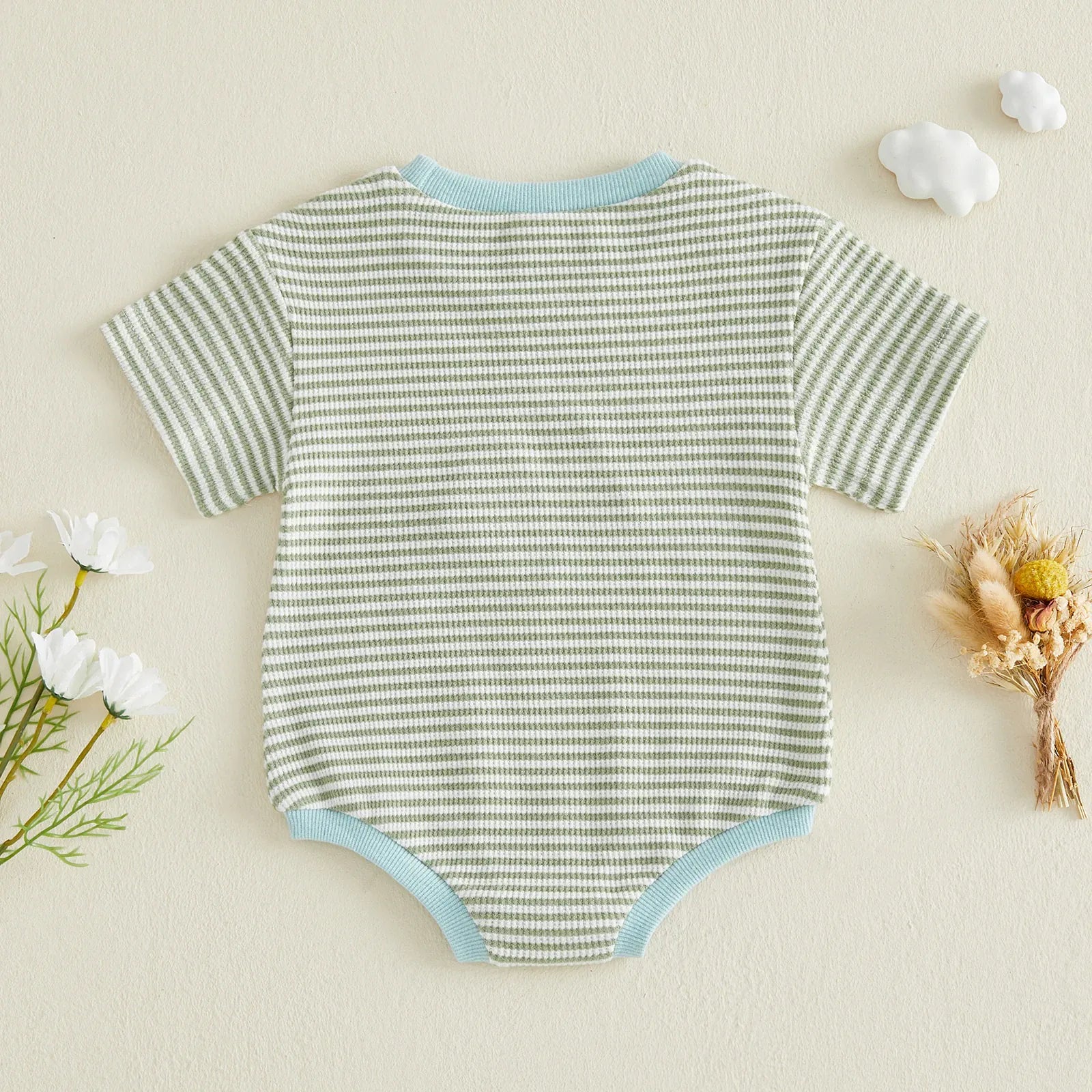 Boy Bodysuit Short Sleeve Fish