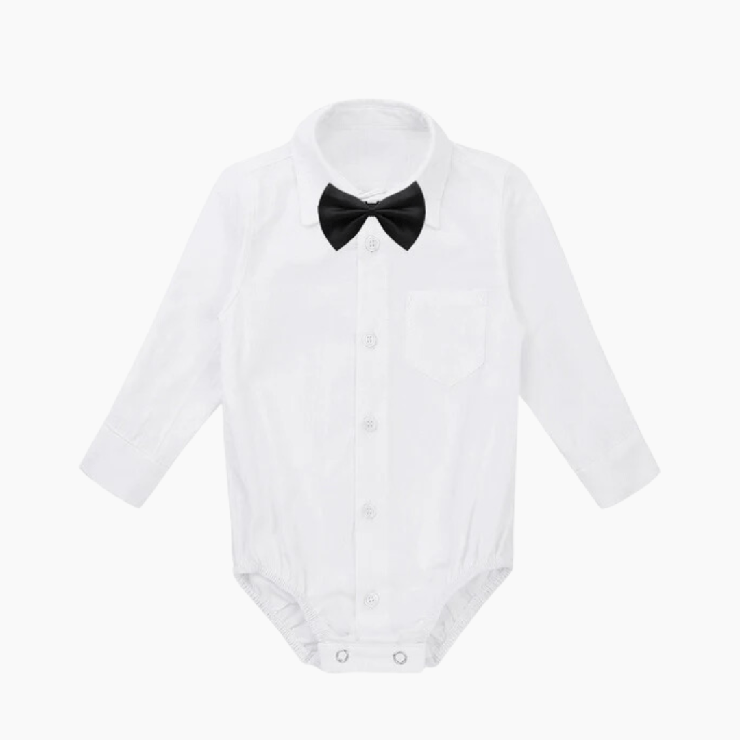 Baby & Toddler White / 3M Boy Gentleman Romper