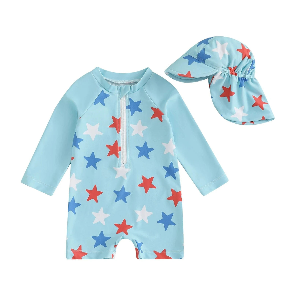 B / 0-3M Boy Rash Guard Swimsuit