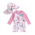 Pink / 3-6M Boys Beach Wear