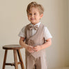 Baby &amp; Toddler Boys Khaki Striped Suit Set