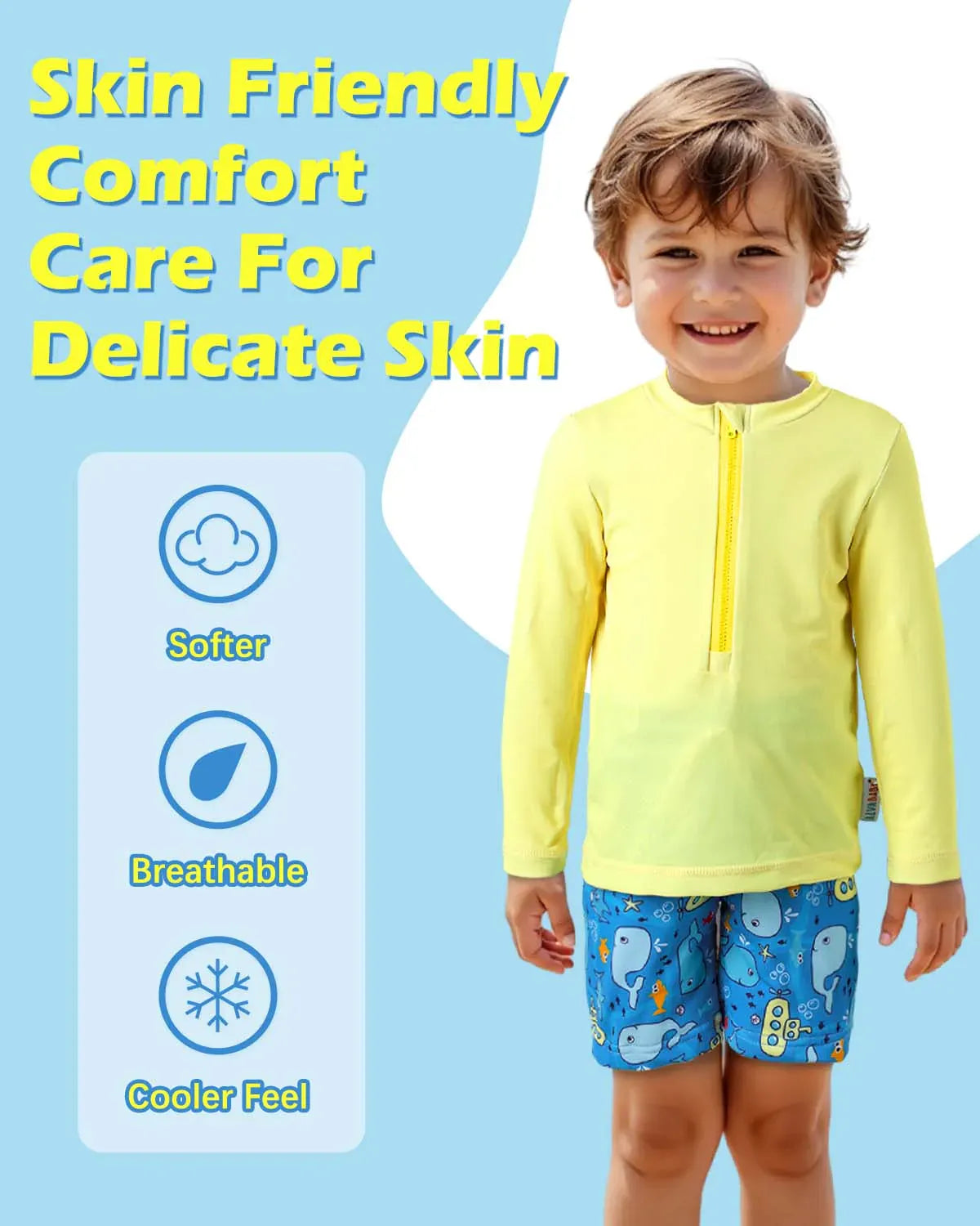 Boys Long Sleeve Rash Guard